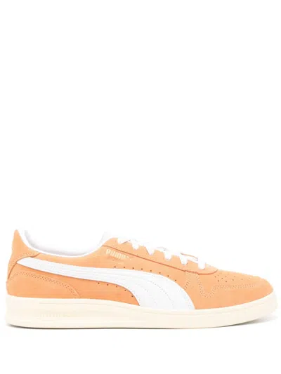 Puma Indoor Soft Sneakers In Orange