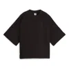Puma Infuse Relaxed T-shirt 'black' In Brown