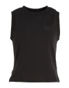 Puma Infuse Slim Tank Woman Top Black Size L Cotton, Polyester, Elastane In Black