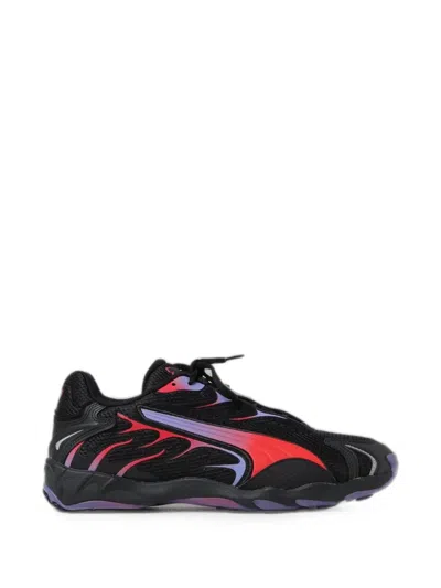 Puma Inhale Mesh Sneakers In Black