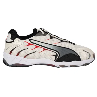 PUMA INHALE SNEAKERS IN WARM WHITE-FOR ALL TIME RED