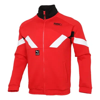 Puma International Game Double Knit Track Jacket 'red White Black'