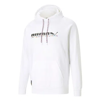 Puma International Graphic Hoodie 'white Grey'