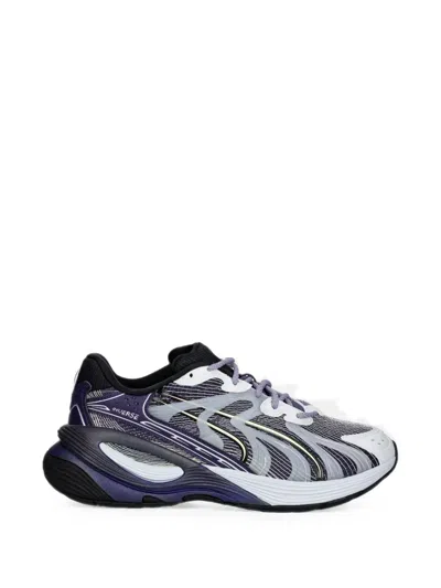 Puma Inverse Mosaic Round-toe Low-top Sneakers In Multi