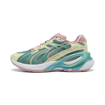 Puma Inverse Mosaic Women's Sneakers In Green