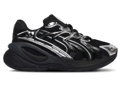 Pre-owned Puma Inverse Rev Dark Grey Sneakers In Black/flat Dark Grey/silver In Multi