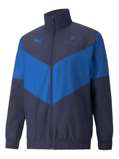 Puma Italian Football Federation Jacket In Blue