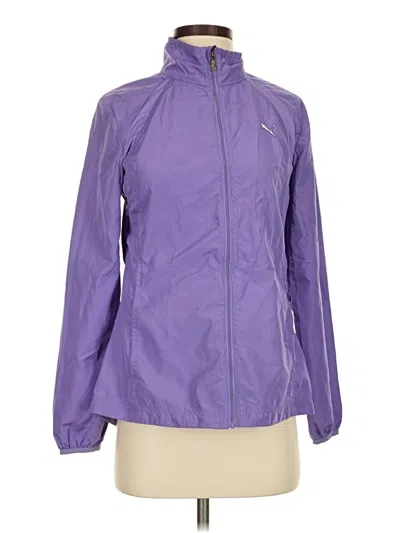Pre-owned Puma Jacket In Purple
