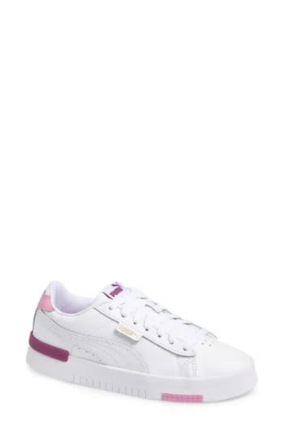 Puma Jada Renew Sneaker In  White- Gold-mauved