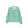 Puma Patterned Zip-up Jacket In Pink