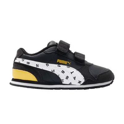 Pre-owned Puma Justice League X St Runner V2 Infant 'batman' | Black | Infant Size 7