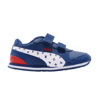 Pre-owned Puma Justice League X St Runner V2 Infant 'superman' | Blue | Infant Size 6