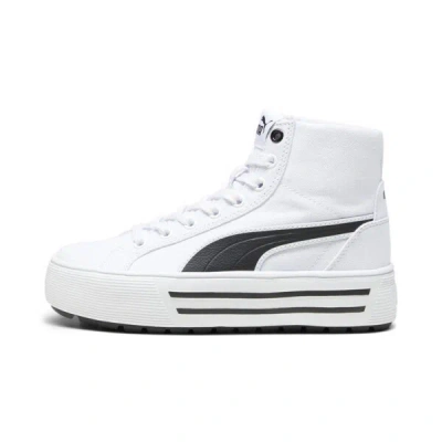 Puma Kaia 2.0 Mid Little Kids' Sneakers In White- Black