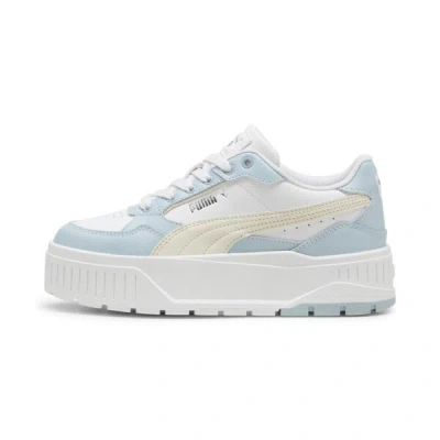 Puma Karmen Ii Idol Big Kids' Sneakers In White-alpine Snow-frosted Dew
