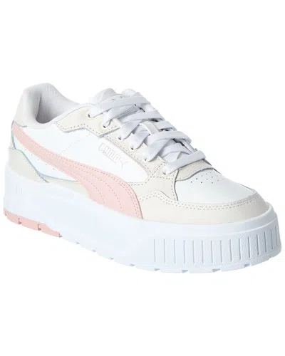 Puma Karmen Ii Idol Jr Leather Platform Sneaker In White