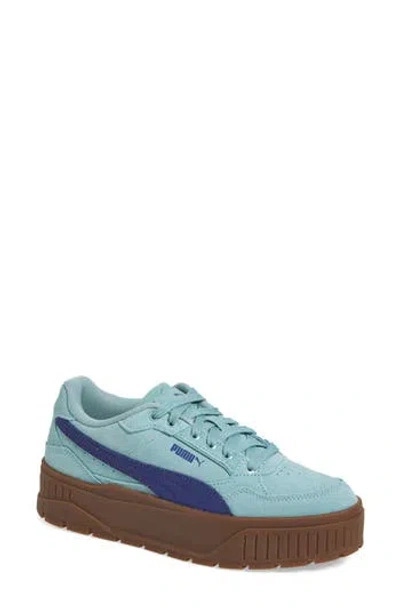 Puma Karmen Ii Idol Platform Sneaker In Modern Mint-blue Crystal