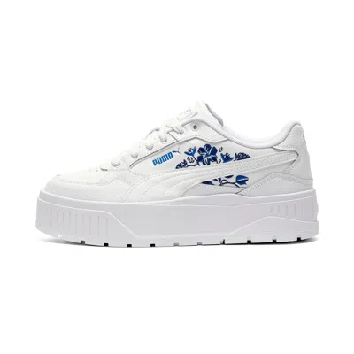 Puma Karmen Ii Idol Vintage Flower Women's Platform Sneakers In Multi