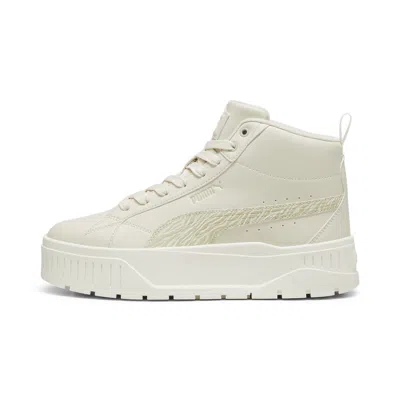 Puma Karmen Ii Mid Animal Fever Shoes In White