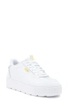 Puma Karmen Rebelle Platform Sneaker In White