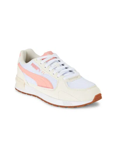 Puma Kid's Gravition Sneakers In White