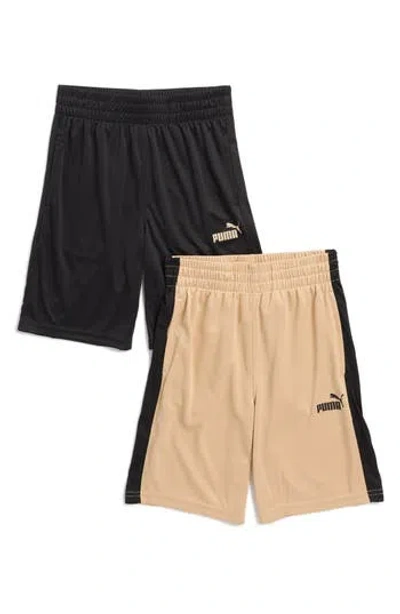 Puma Kids' 2-pack Interlock Shorts Set