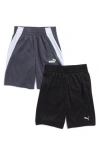 Puma Kids' 2-pack Mesh & Interlock Active Shorts