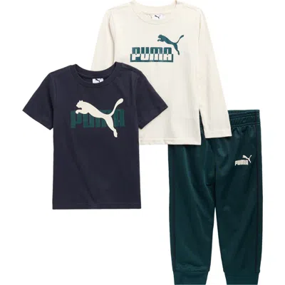 Puma Kids' 3-piece T-shirt & Joggers Set In Multi