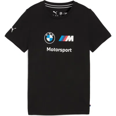 Puma Kids' Bmw Logo Graphic T-shirt In Black