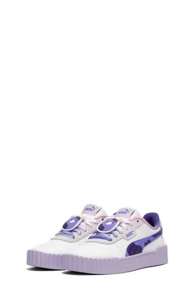 Puma Kids' Carina 3.0 Low Top Sneaker In Blue
