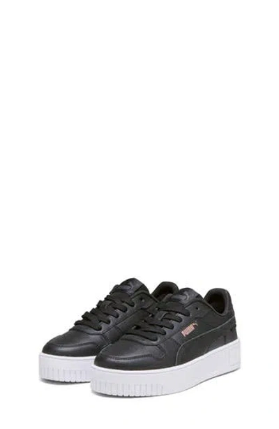 Puma Kids' Carina Street Platform Sneaker In Black