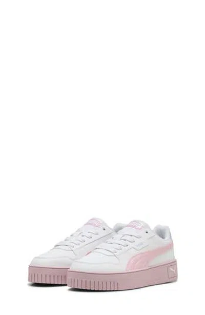 Puma Kids' Carina Street Platform Sneaker In Pink