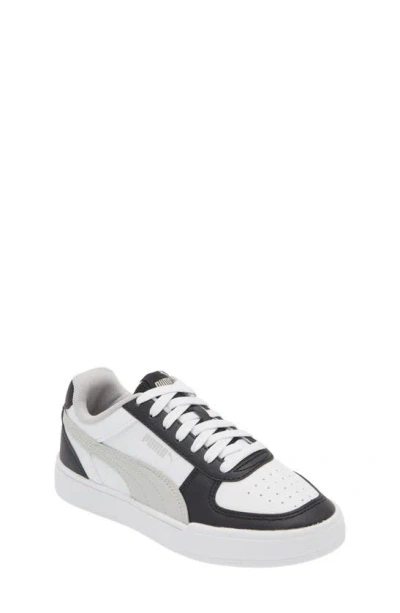 Puma Kids' Carter Sneaker In  White-cool Light Gray