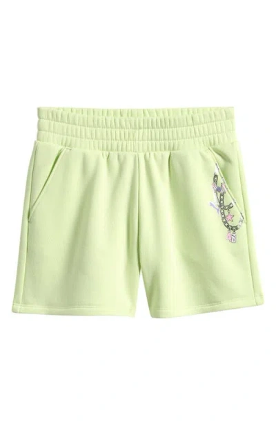 Puma Kids' Charmed Pack Knit Shorts In Green