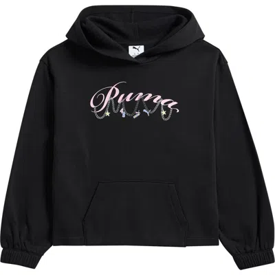 Puma Kids' Charmed Pack Pullover Hoodie In Black