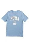 Puma Kids' Class Jersey T-shirt In Blue
