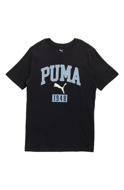 Puma Kids' Class Jersey T-shirt In Black