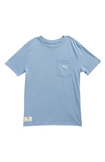 Puma Kids' Class Pack Cotton Jersey T-shirt In Blue