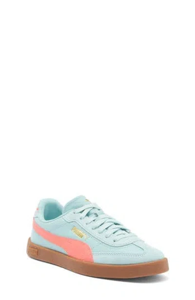 Puma Kids' Club Ii Era Sneaker In Safe Lake-peach Frost