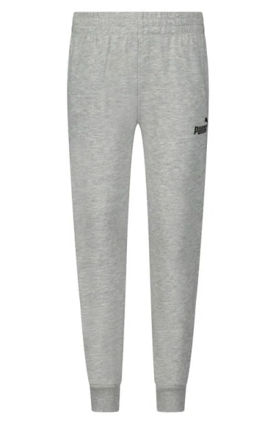 Puma Kids' Core Pack Cotton Blend French Terry Joggers In Gray