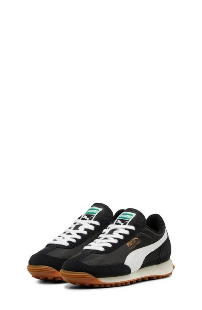 Puma Kids' Easy Rider Trainer In  Black- White