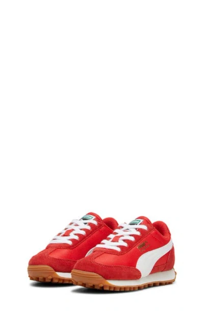 Puma Kids' Easy Rider Trainer In  Red- White