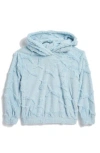 Puma Embossed Logo Little Kids' Hoodie In Baby Blue