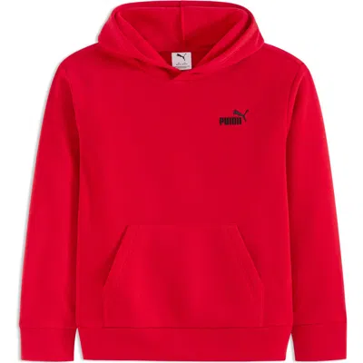 Puma Kids' Essential Basics Fleece Pullover Hoodie In Multi