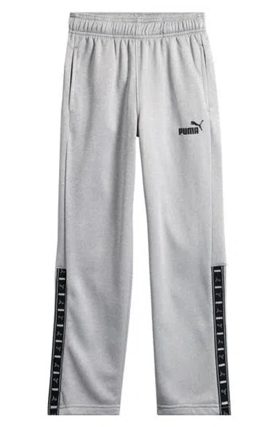 Puma Kids' Fleece Track Pants In Gray