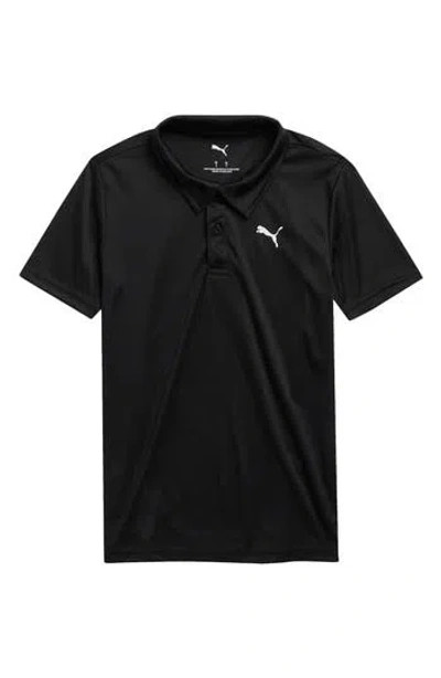 Puma Kids' House Of Graphics Performance Polo In Black
