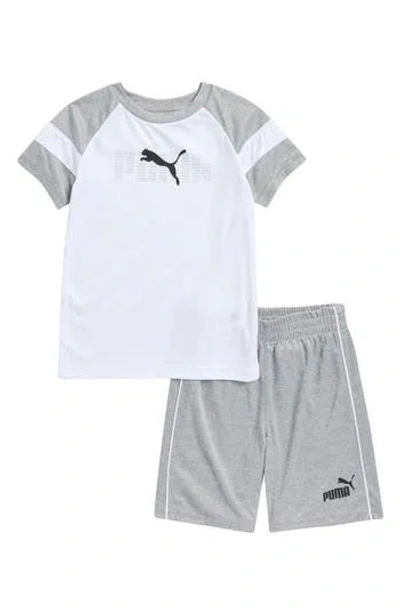 Puma Kids' Interlock Graphic T-shirt & Shorts Set