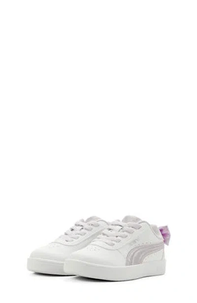Puma Kids' Juna Bow Sneaker In Pattern