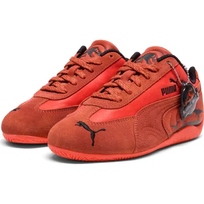 Puma Kids' Jurassic World Speedcat Sneaker In Red