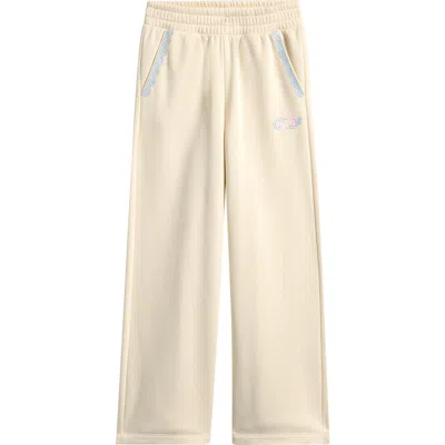 Puma Kids' Lace Pack Wide Leg Pants In Neutral