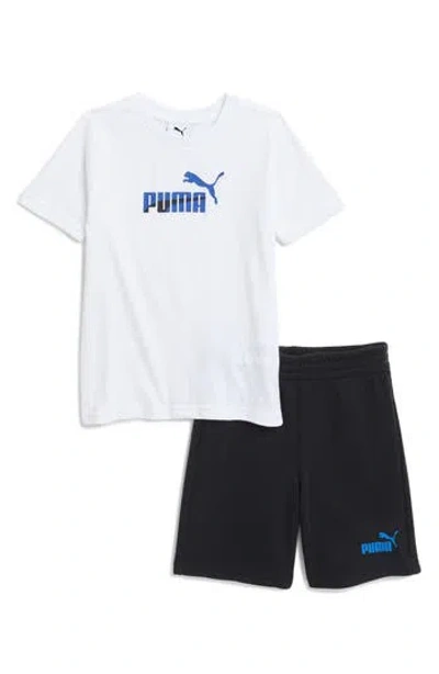 Puma Kids' Logo Graphic T-shirt & Shorts Set